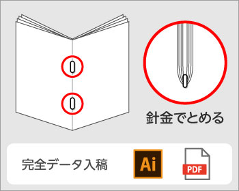 オンデマンド 中綴じ冊子