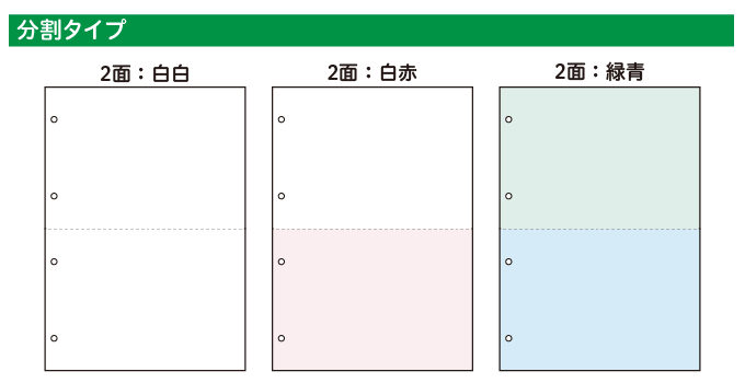 分割タイプを選択してください