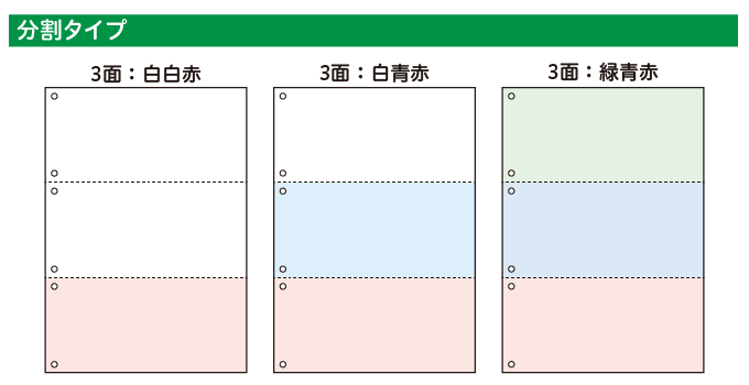 分割タイプを選択してください